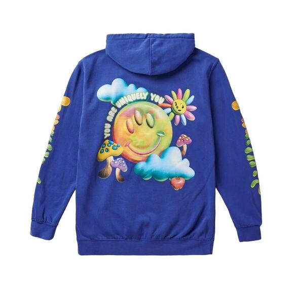 EDC Electric Daisy Carnival Insomniac Happy Characters Hoodie Size Small EUC - Picture 2 of 11
